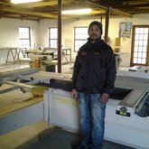 Kenny on the cutting